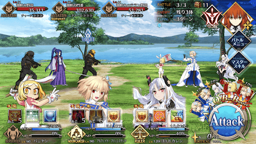 fgo-物資供給のため、湖畔ルートを開拓せよ！_バトル3