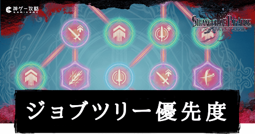 ジョブツリー優先度