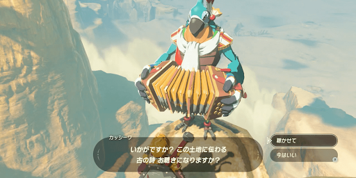 ゼルダBotW_影が示す先に