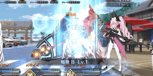 無敵と被ダメカットにより耐久性が高い