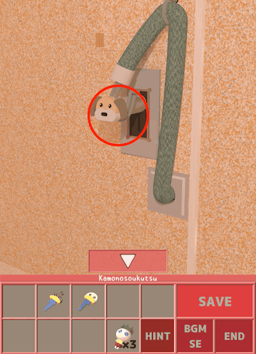 Nunukosgatherings_2階_隣の部屋_出入口_レバー_レバーをタップ