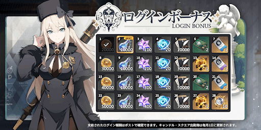 ログインボーナス
