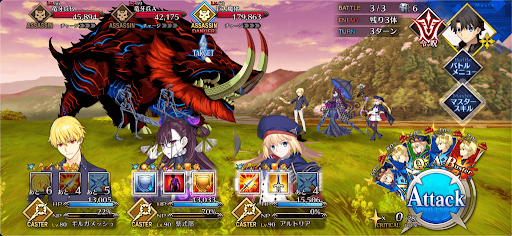 fgo-巨大魔猪ハント_バトル