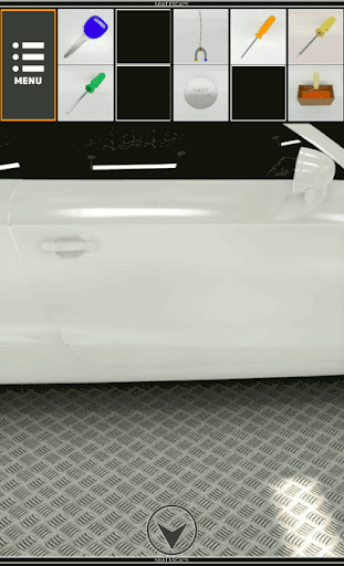 GarageHouse_車に鍵を使用して脱出する