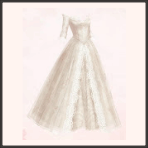 花と蔓のシフォン