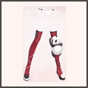 しがみつきパンダ