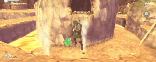 ゼルダSWS_穴から地下へ向かおう