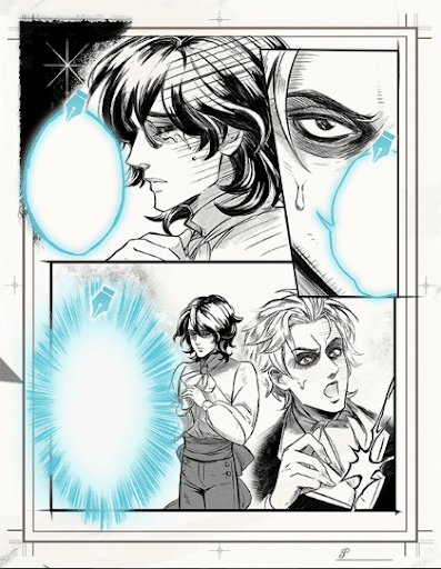 絵物語「燃え上がる恋」