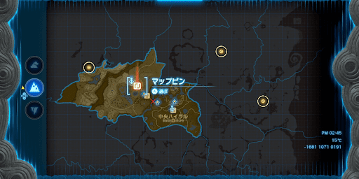 初回はラブラー山鳥望台の南東にいる