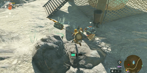 敵を探知して視界に入れ続ける