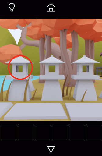 Dango_左側の灯篭を拡大する