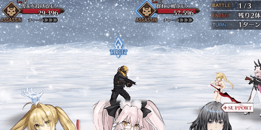 fgo-ルート整備大作戦！フレークダスト級_バトル1