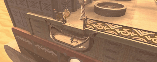 ゼルダSWS_小舟に乗ってB1へ