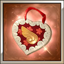 ハート型オーナメント