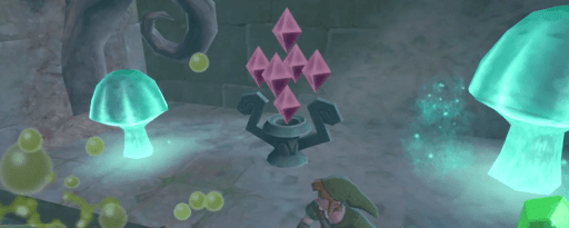 ゼルダSWS_赤いスイッチを調べて扉を解錠しよう