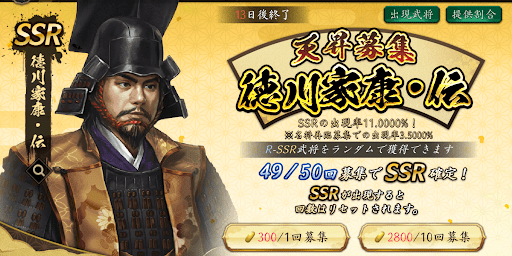 天昇募集 徳川家康・伝