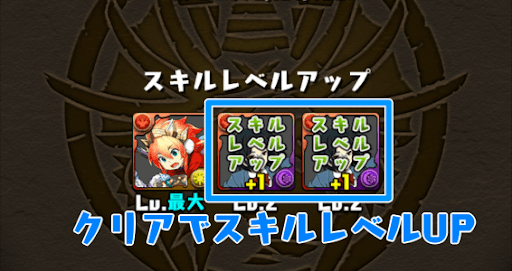 ダンジョン-スキルレベルUP