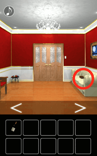 月の見える城からの脱出_ソファーの箱