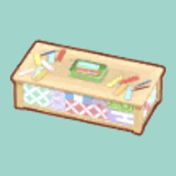 たなばたまつりのたんざくテーブル