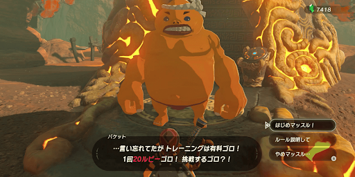 ゼルダBotW_ゴロンのド根性ガケ