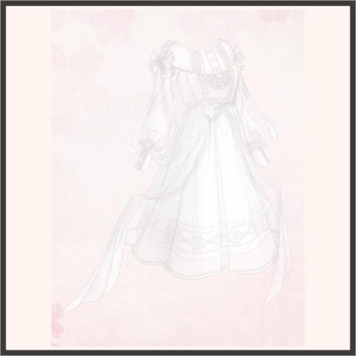 シフォンのドレス