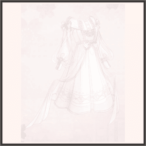 シフォンのドレス