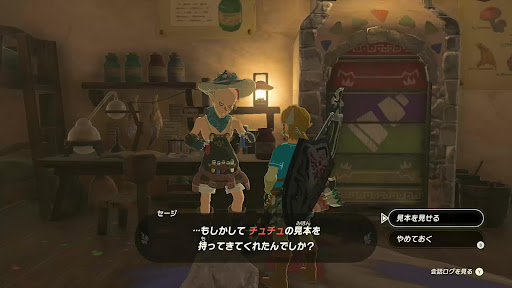 チュチュのウツシエを見せるとクリア