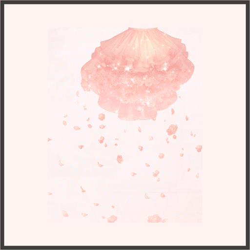 ピンクのレースドレス-下