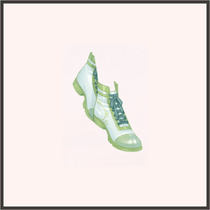 小さなカエルシューズ