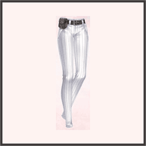 ミリタリーパンツ（白）