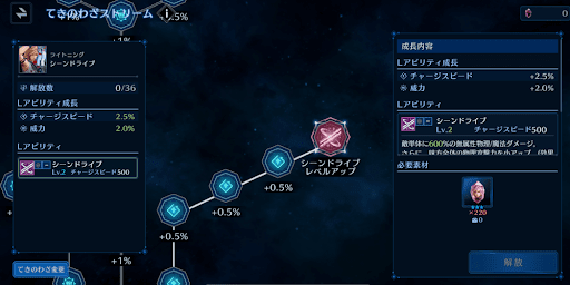 メモリーを使って強化