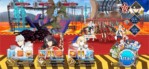 fgo-第壱関門 ミミクリーパラダイス_バトル1