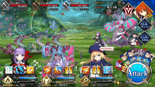 fgo-森の泉に涼む蛇1戦