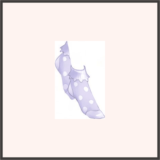 ドット柄（紫）