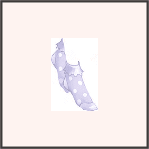 ドット柄（紫）