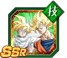 超サイヤ人孫悟空＆超サイヤ人孫悟飯（少年期）