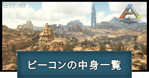 ビーコンの中身一覧