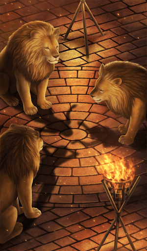 三頭の獅子三つ影の娘達