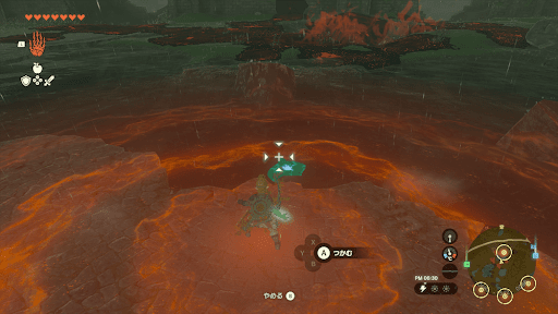 水中の目をウルトラハンドで持ち上げる