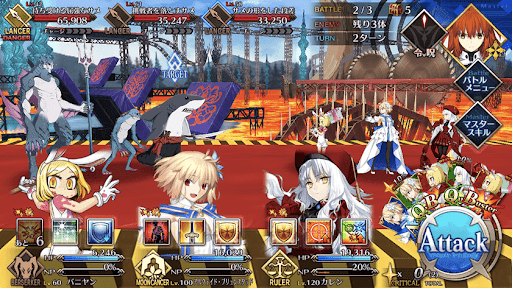 fgo-第弐関門 シャークラダー_バトル2