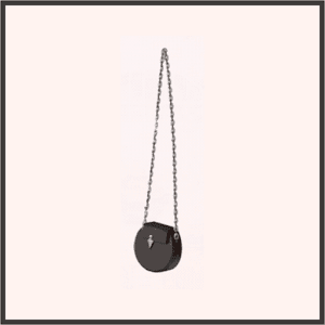 上品な丸型バッグ