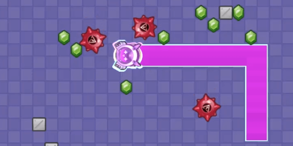 スターの効果中はあえて障害物にぶつかる