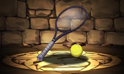 橘のテニスラケット