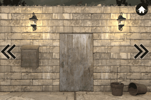 脱出ゲームgarden_反対側の画面