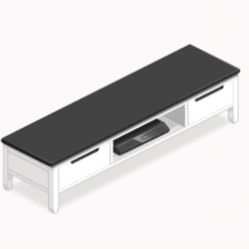 テレビボード・黒