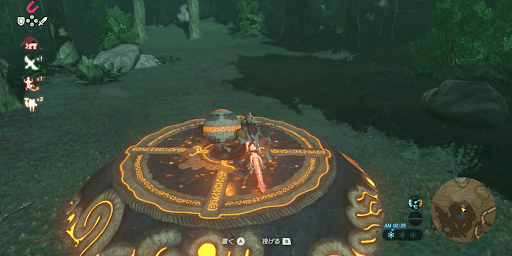 ゼルダBotW_球を台座にセットする