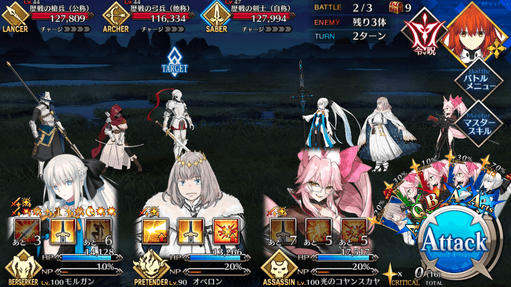 fgo-太極の双子との模擬戦闘！_バトル2