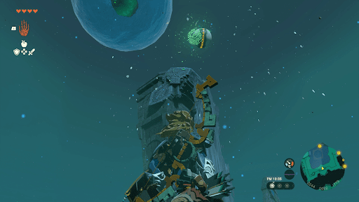 玉を水玉に入れて北西の島へ運ぶ