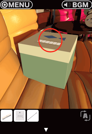 RESORT4黄昏クルーズへの脱出_テラス_箱の上部を拡大する