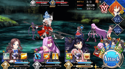 fgo-世界名作童話 ほら穴の怪物_バトル